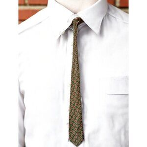 Vintage 1970s Italian 100% Silk Tie—Vismara 1880 Milano